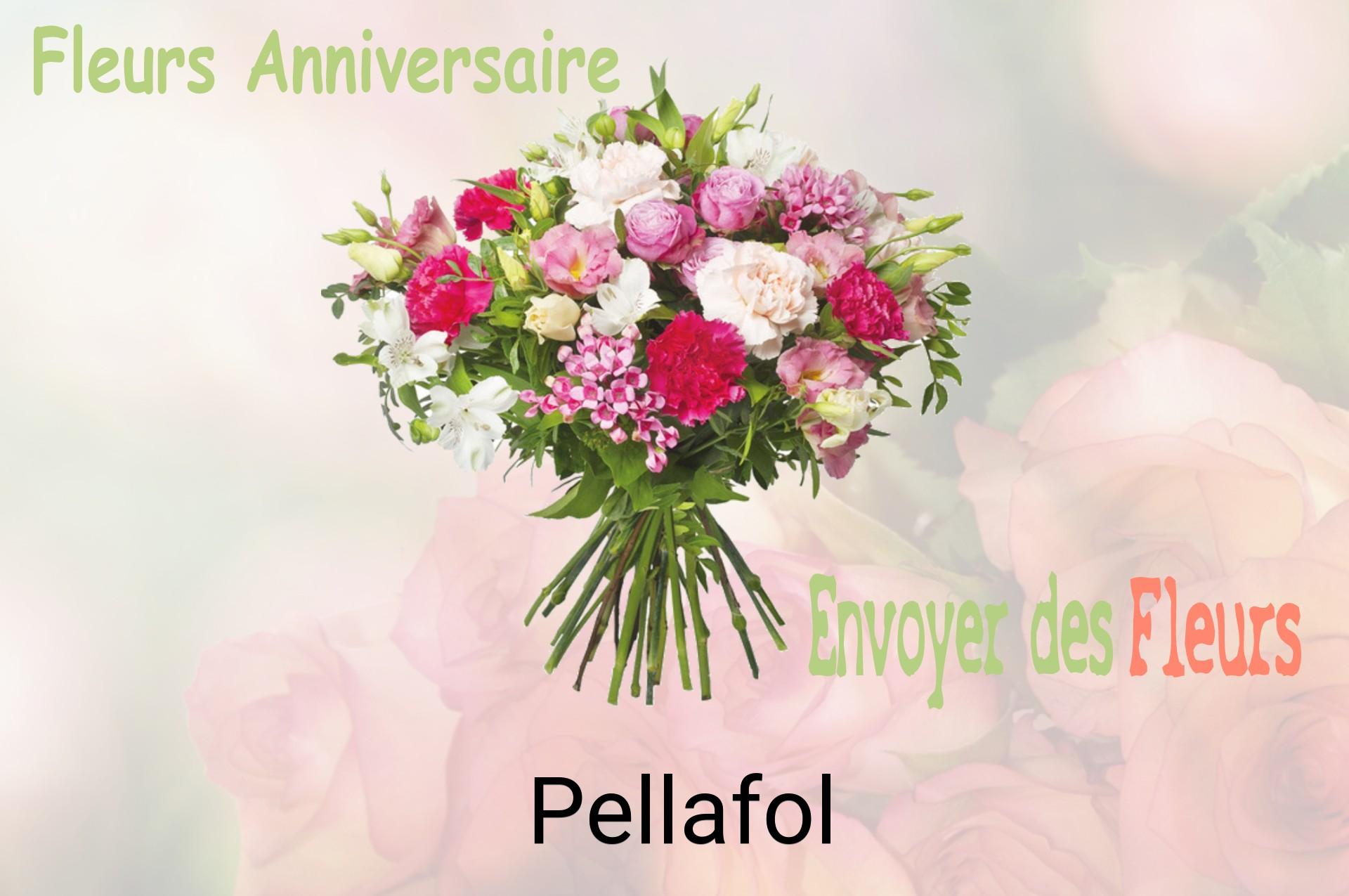 Bouquet de fleurs d’anniversaire livré à Pellafol
